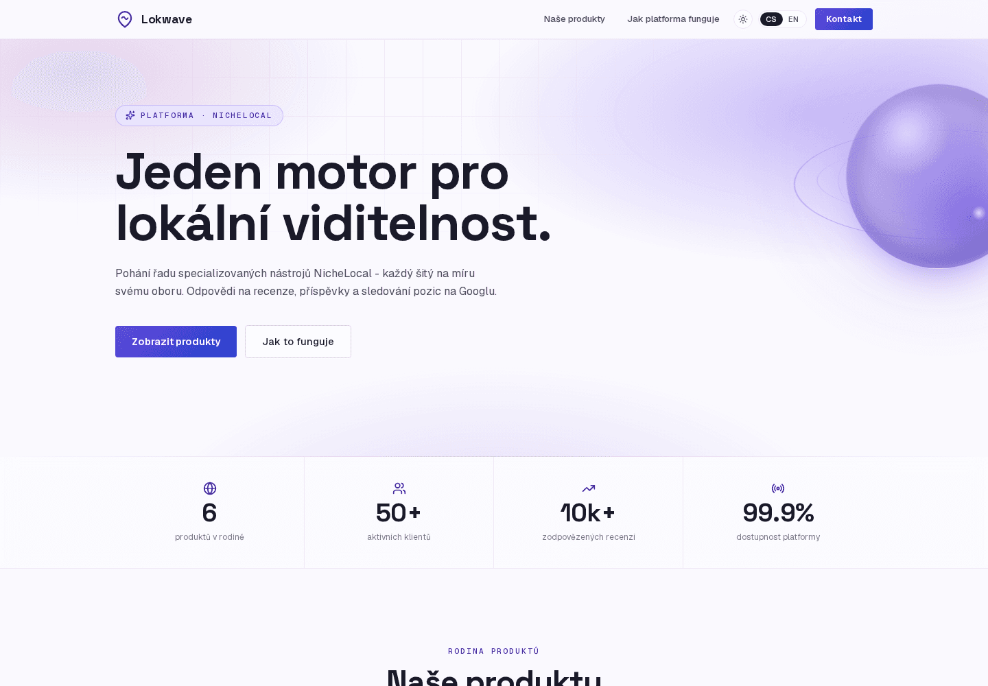 Lokwave website preview
